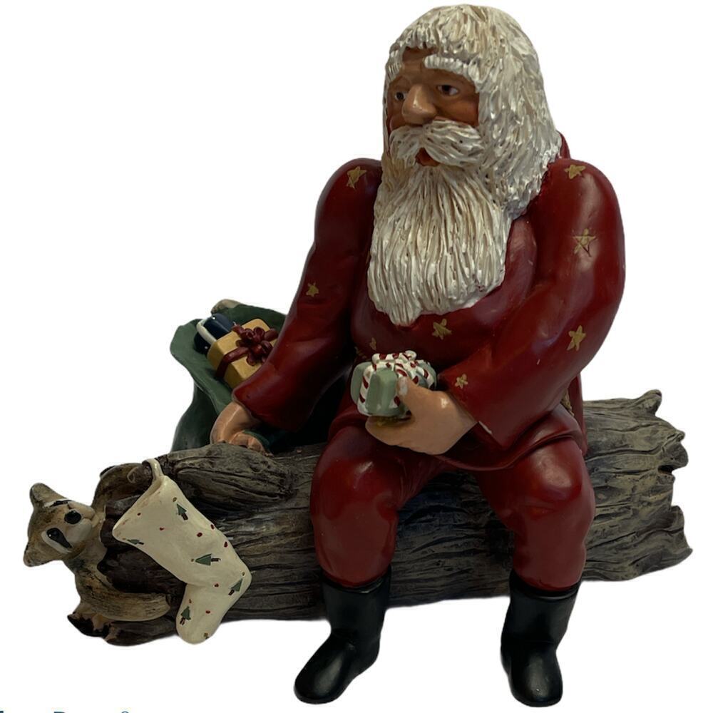 Clause Whiskers Stocking Stuffer Santa Figurine